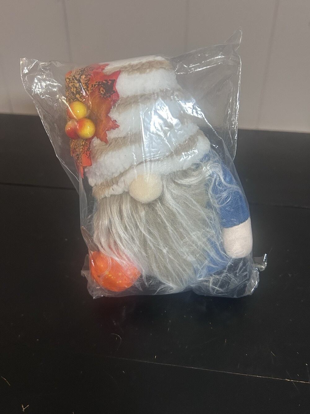 Fall Harvest Gnome Plush Doll Autumn Thanksgiving Maple Leaf Pumpkin Decor